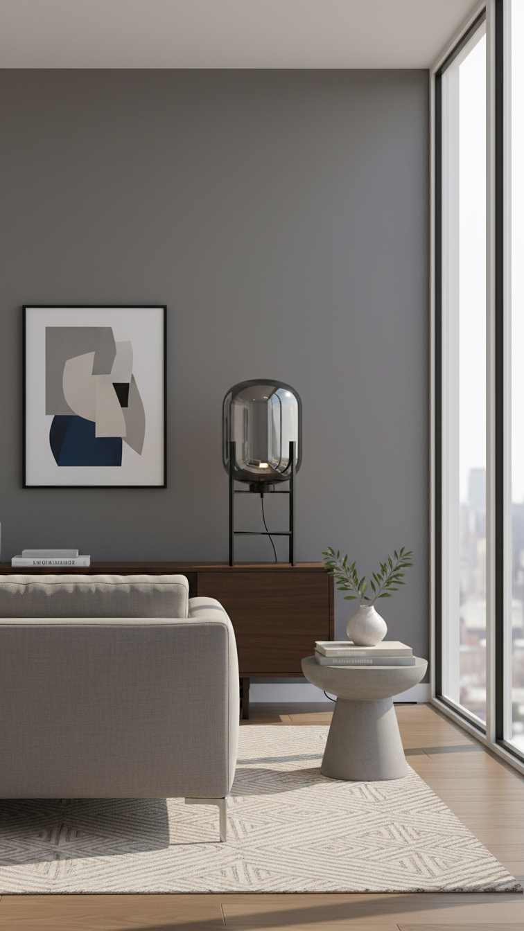 Die Lampe „Aurelisch“ besteht aus hochwertigem Metall und Metall