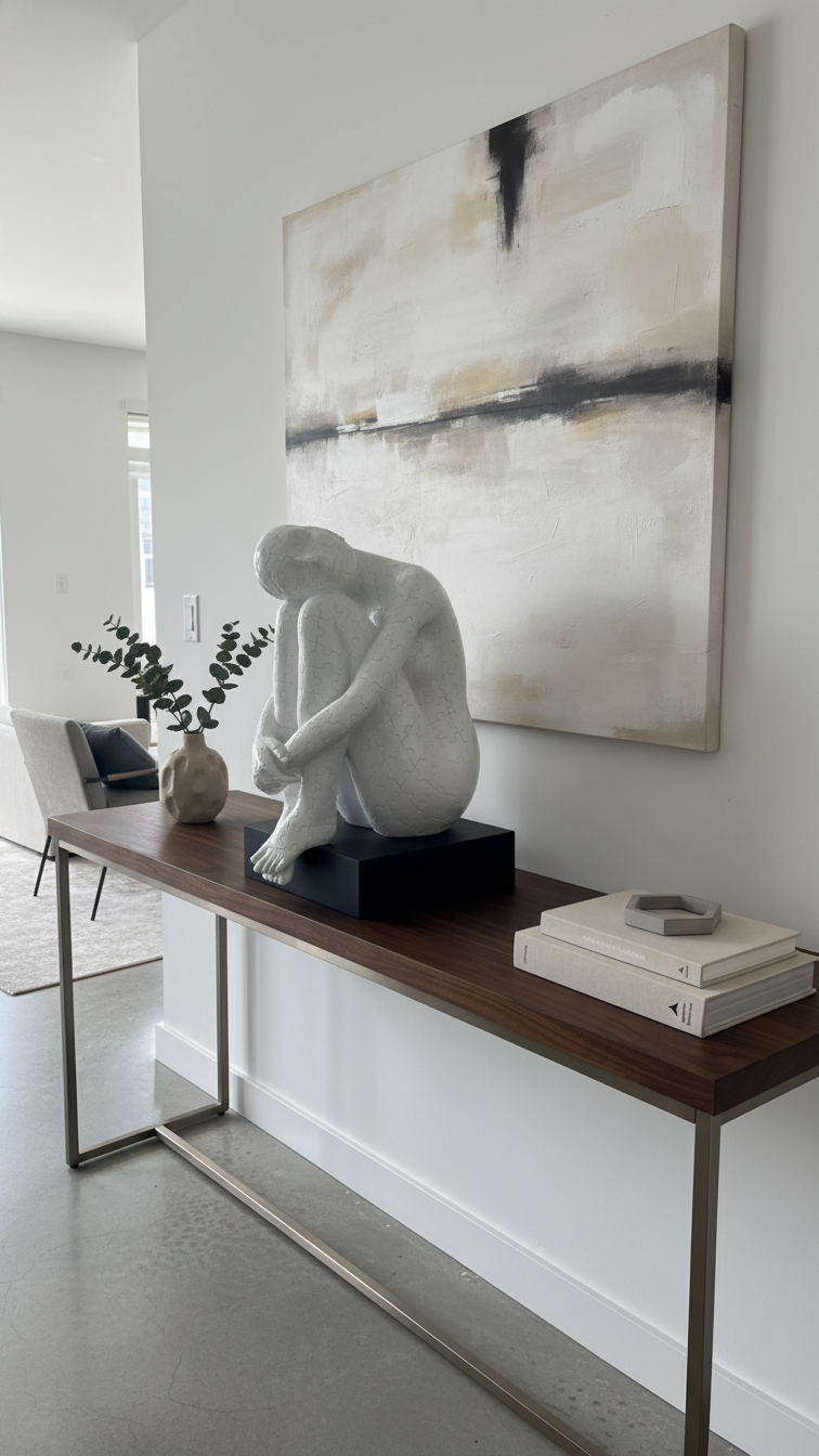 Фигура „Puzzle Serenity“ – Бяла