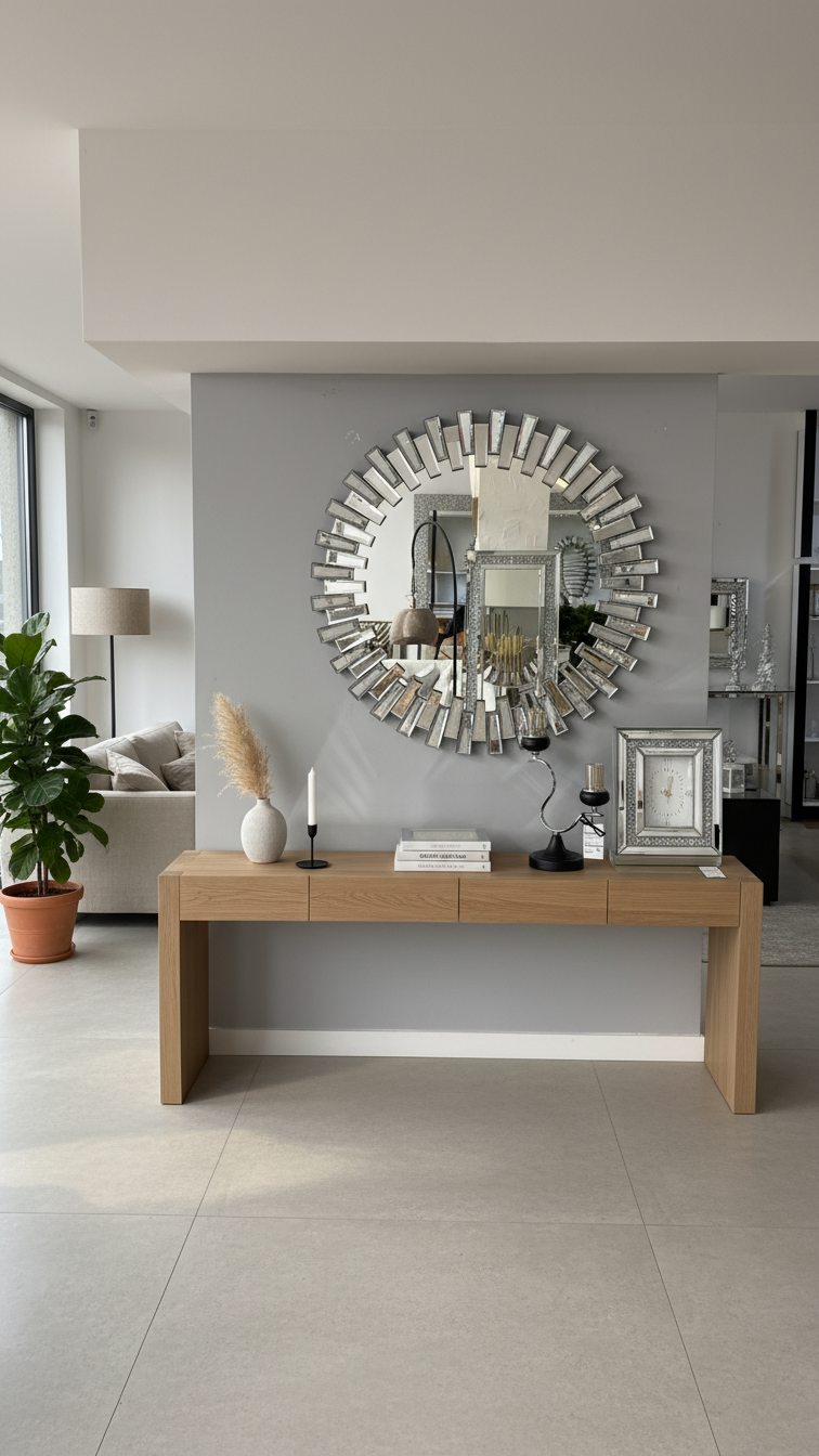 Огледало „Сияние“ – Ø95 см