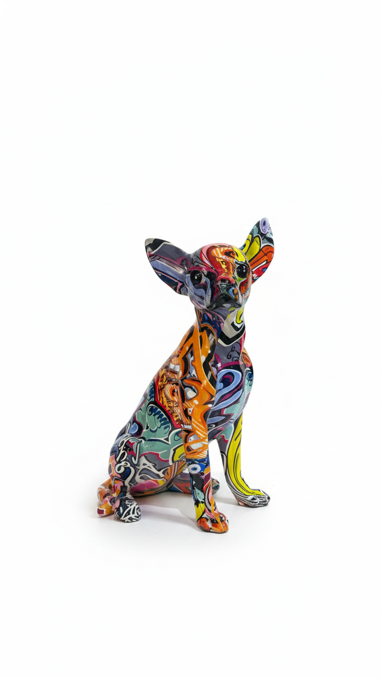 Фигура „Графити Чихуахуа“ – Полимер